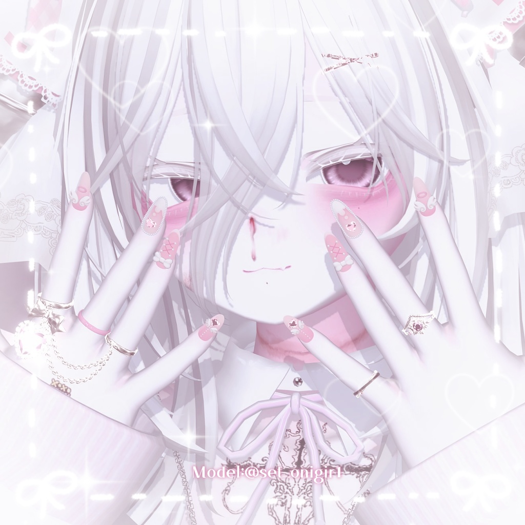 【5アバター対応】♡Yumekawa Nail♡