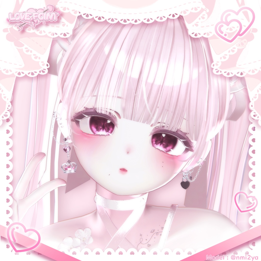 【10アバター対応】♡Cute Earring♡
