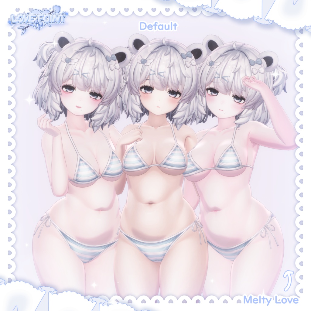 【クマリ対応】♡LOVE POINT Texture Set♡
