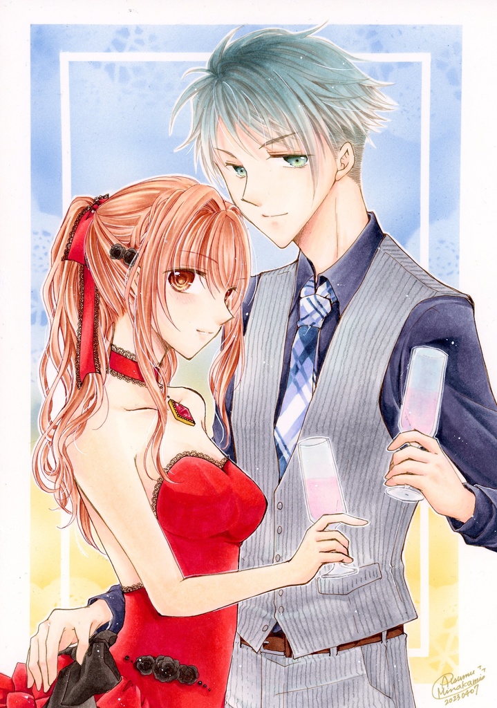 【イラスト原画】WelcomeDrink【B5】