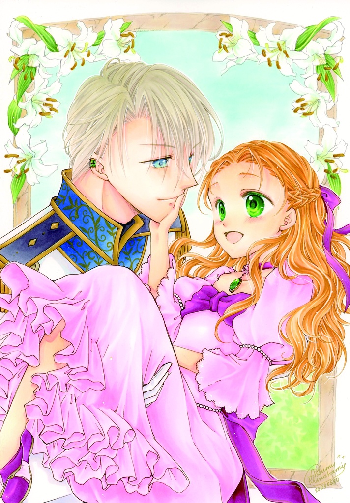 【ポストカード】姫＆騎士
