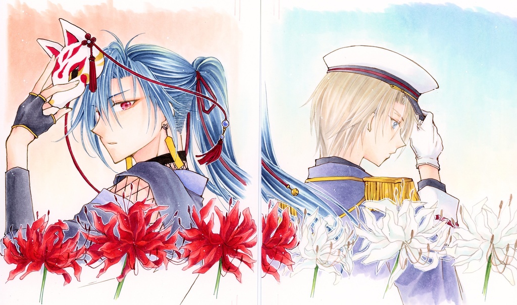 【イラスト原画】彼岸花セット