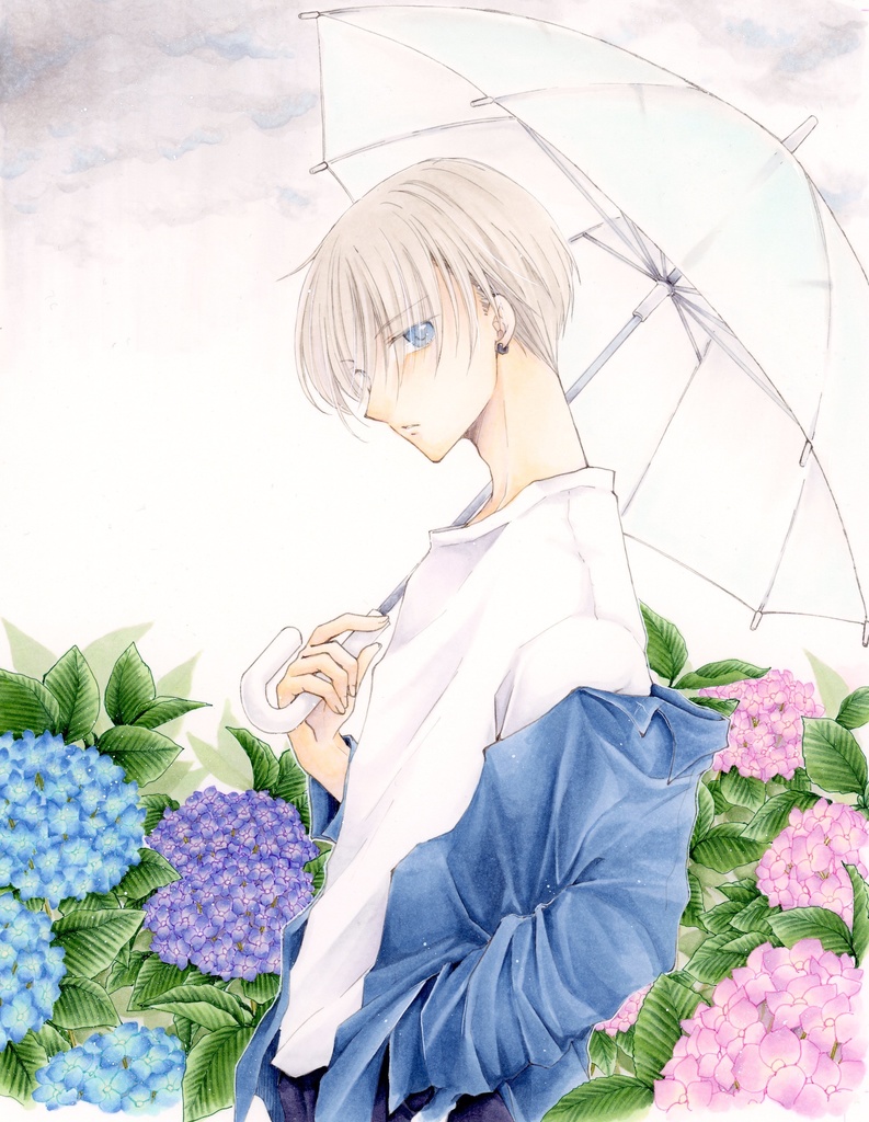 【イラスト原画】Rainy【インチサイズ】