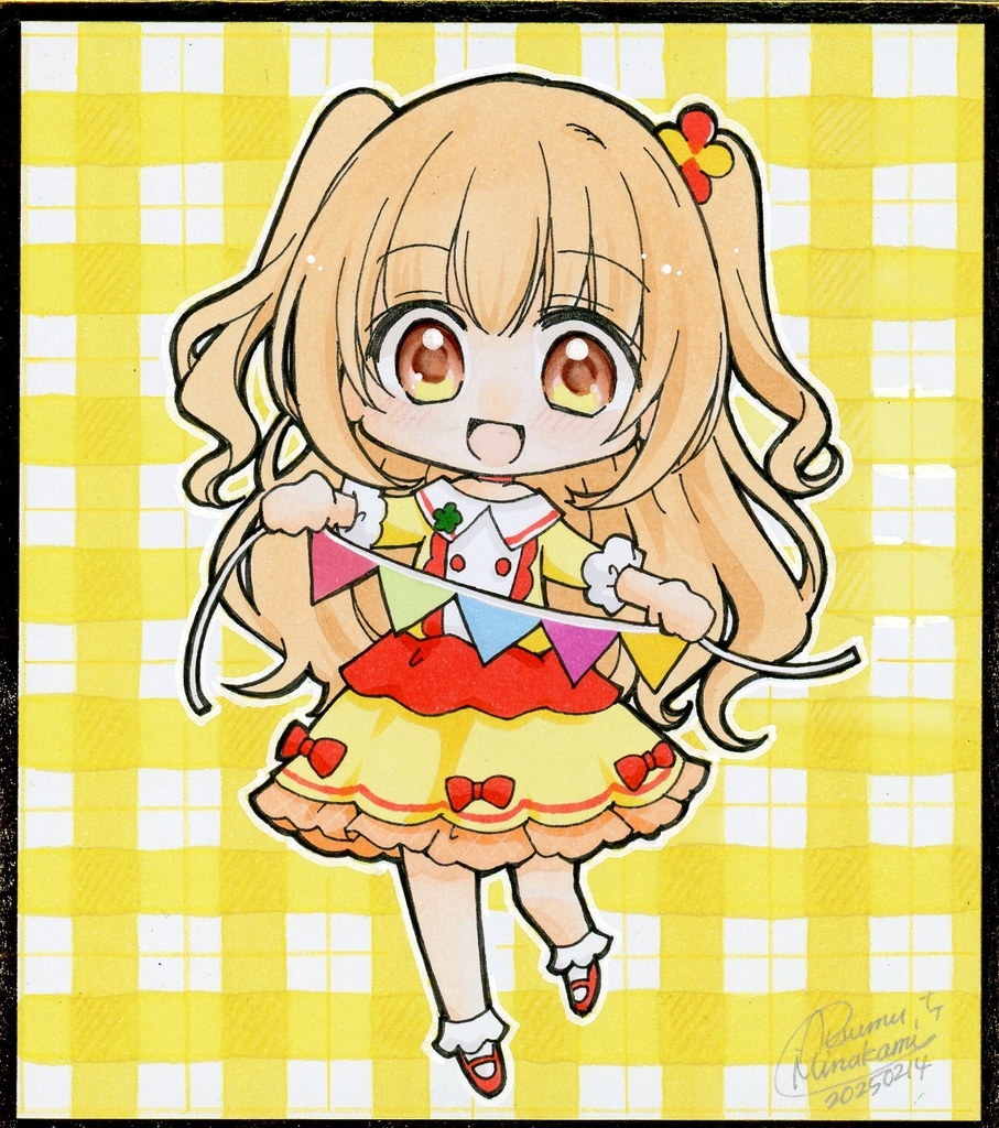 【非公式】Speciale雲母たまこイラスト【色紙】