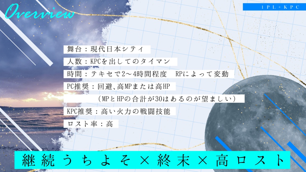 【CoC】天国は海より冷たい