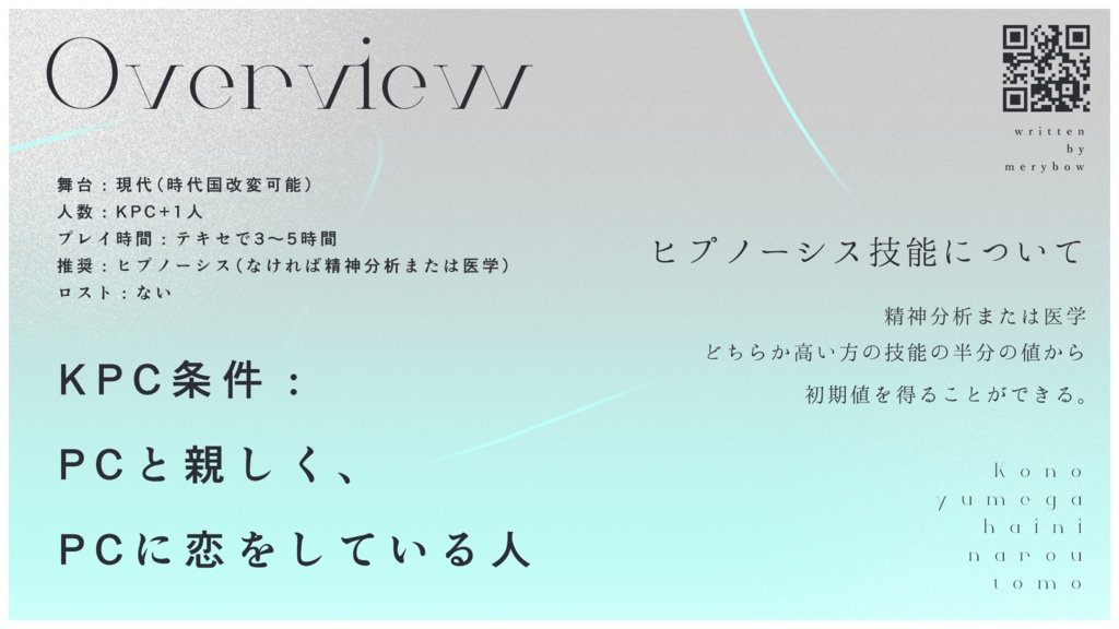 【CoC】この夢が灰になろうとも SPLL:E190060