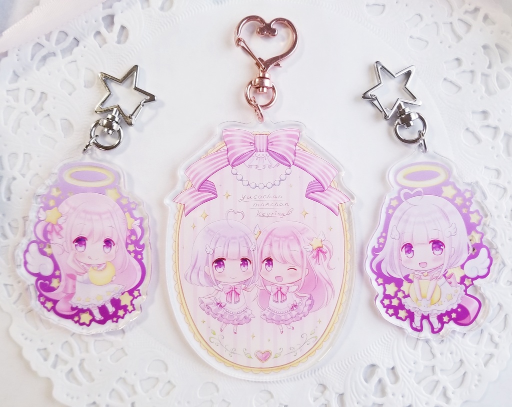 天使ver 萌ちゃんアクキー ぱすてるマカロン Booth