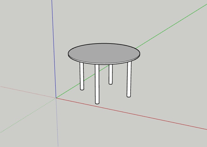 建築課題用|グループワーク家具セット(SketchUp .skp)