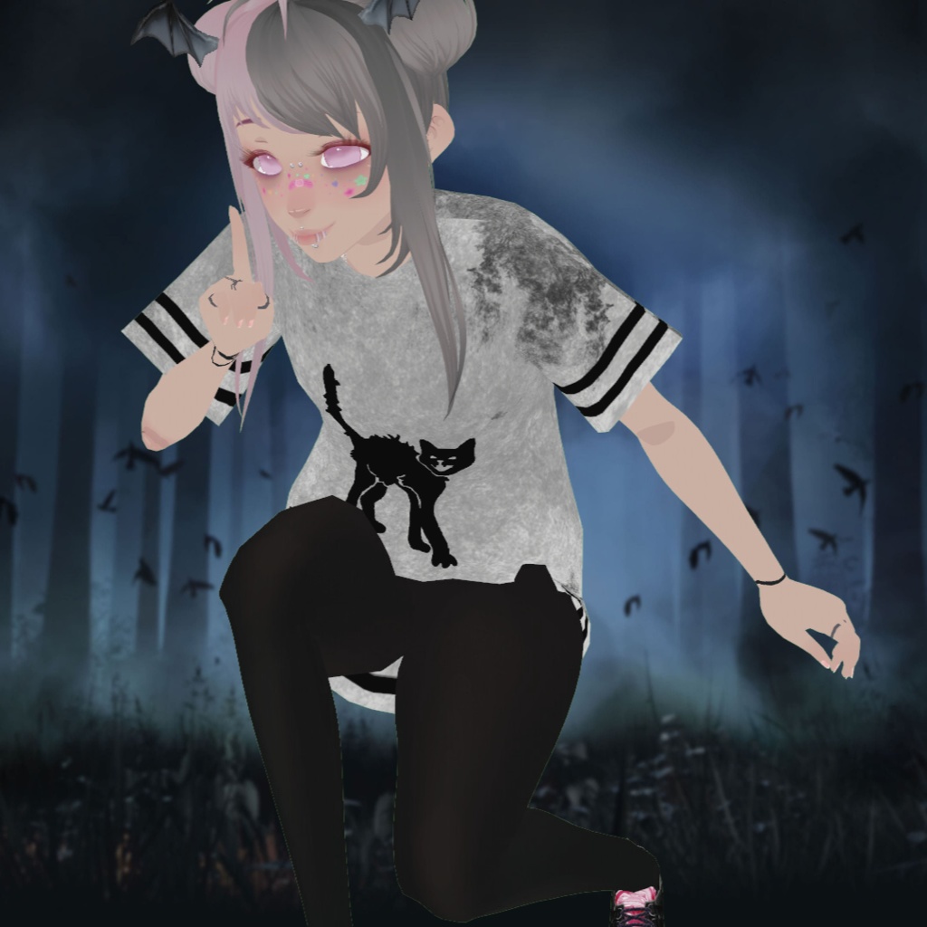 Nea Karlsson's "Spine Chill" Shirt - VRoid