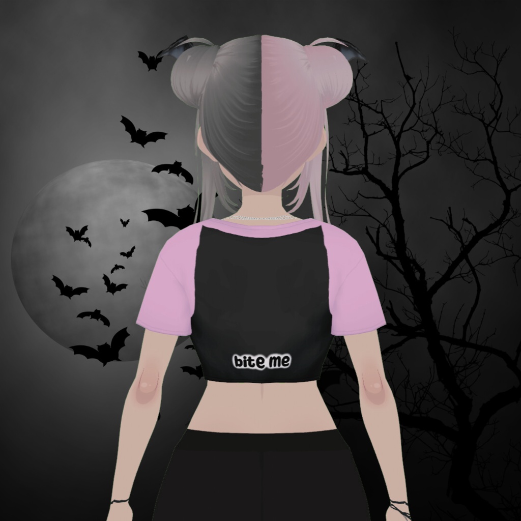 Bite Me Bat Half-Tee - VRoid
