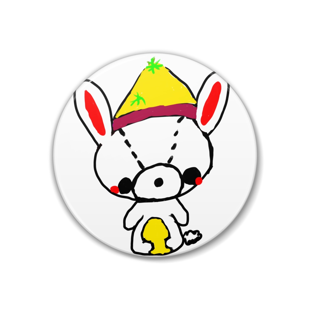 らびっとちゃん　缶バッチ