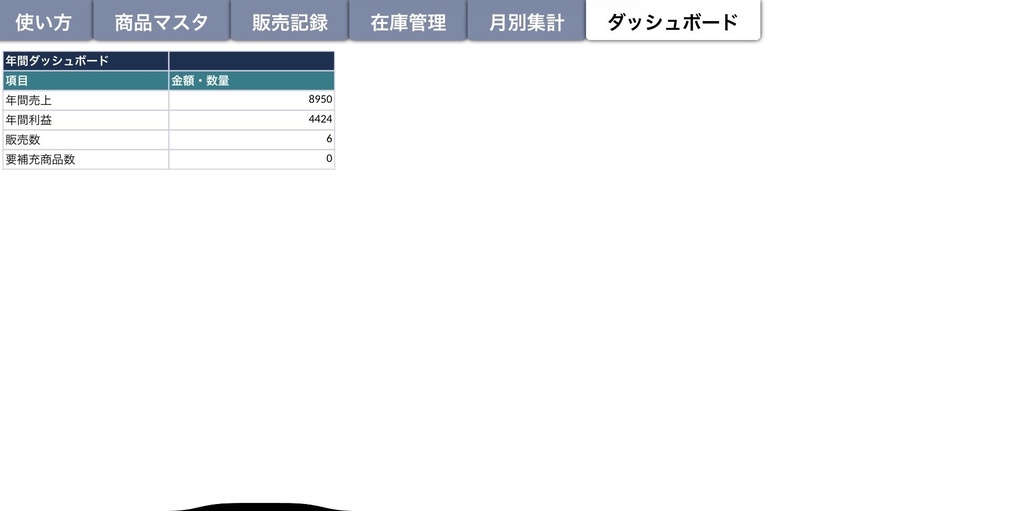 【自動計算・初心者OK】メルカリ・フリマ売上管理表|利益計算・在庫管理・月別集計 Excelテンプレート