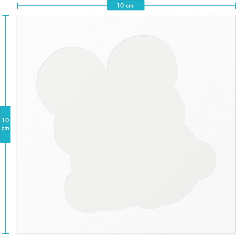 しろぷよステッカー いちご