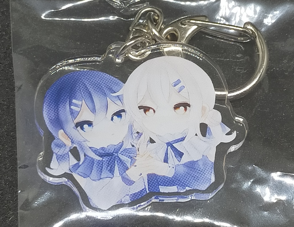 双子アクリルキーホルダー
