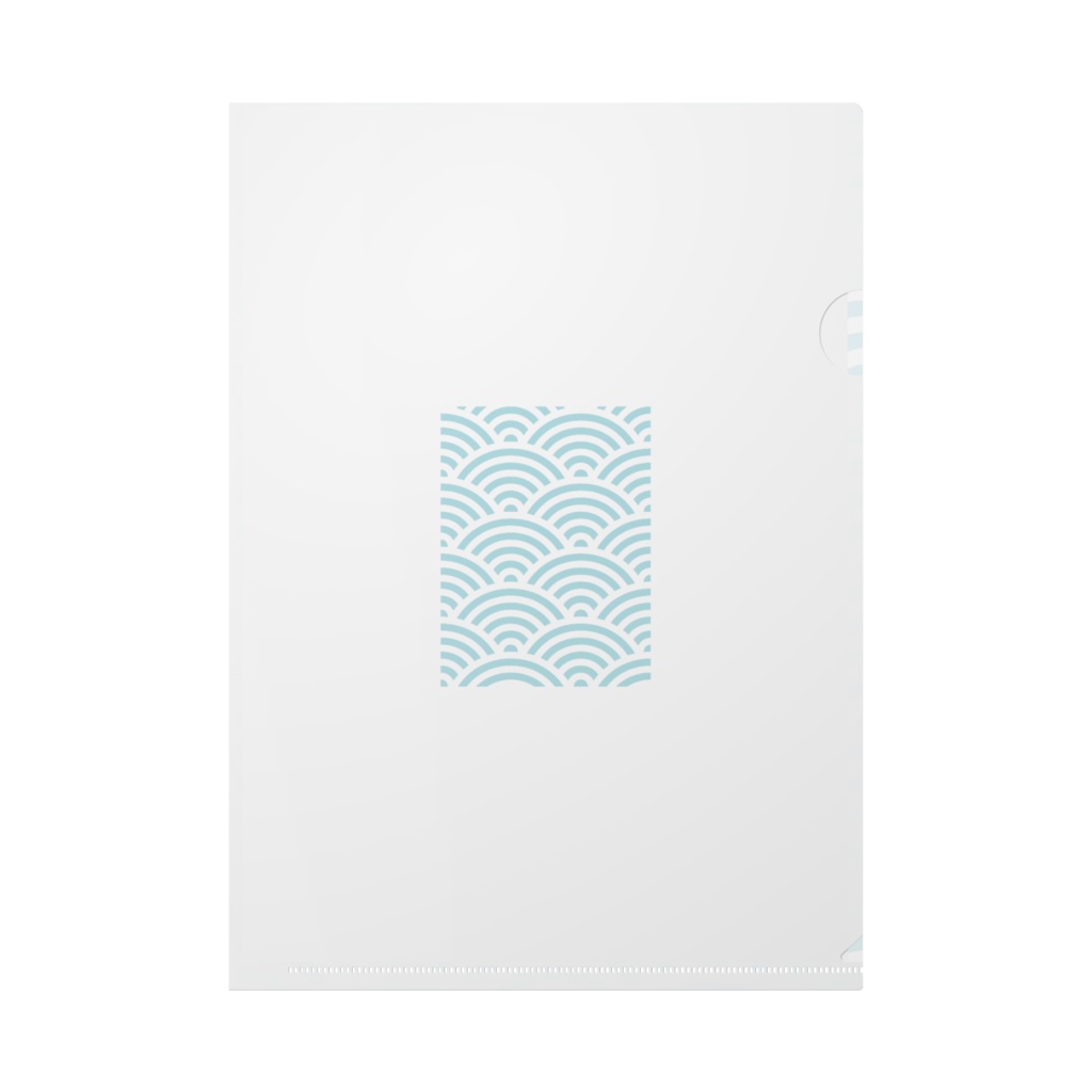 青海波　クリアファイル