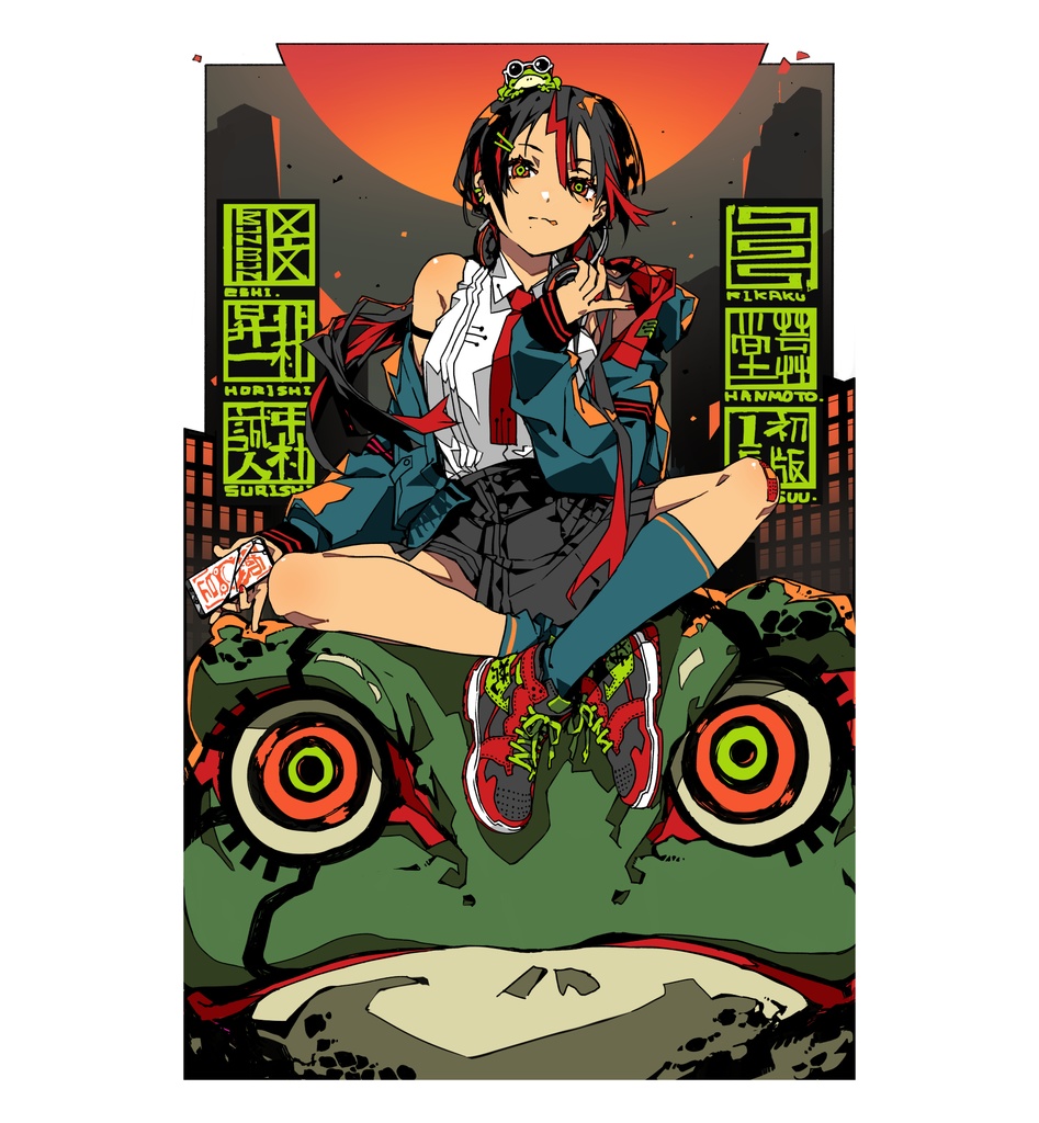 Kawazugal(伝統工芸_版画)