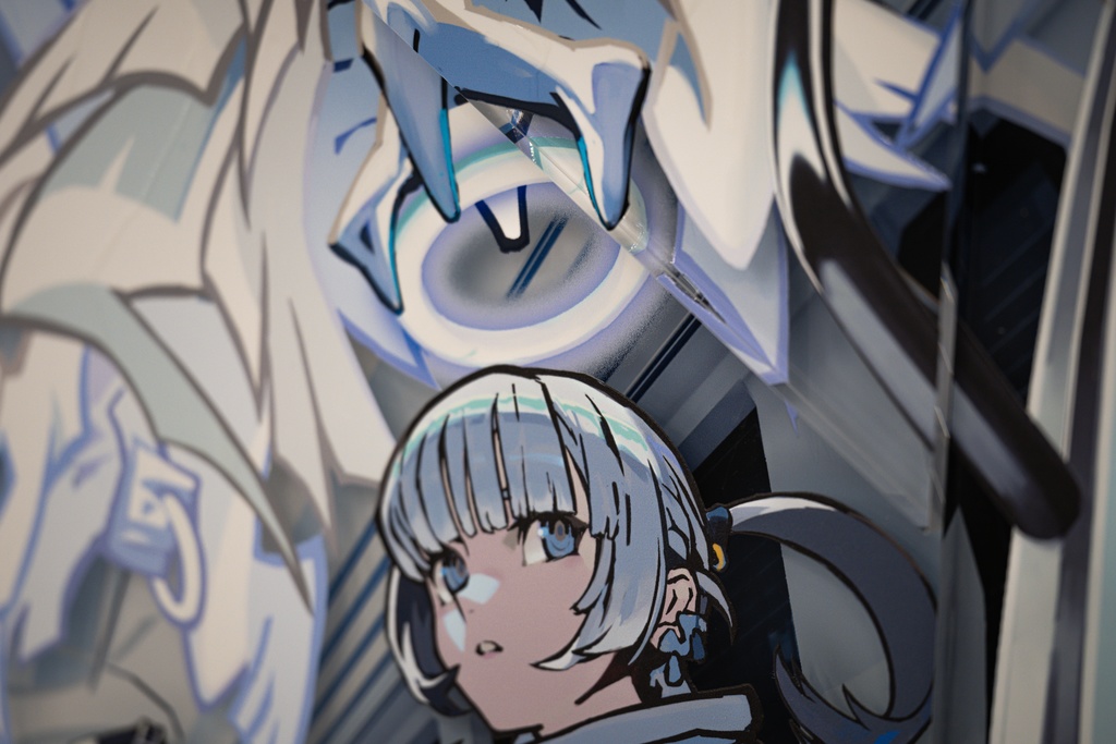 Elevation_Train(アクリル立体イラスト)