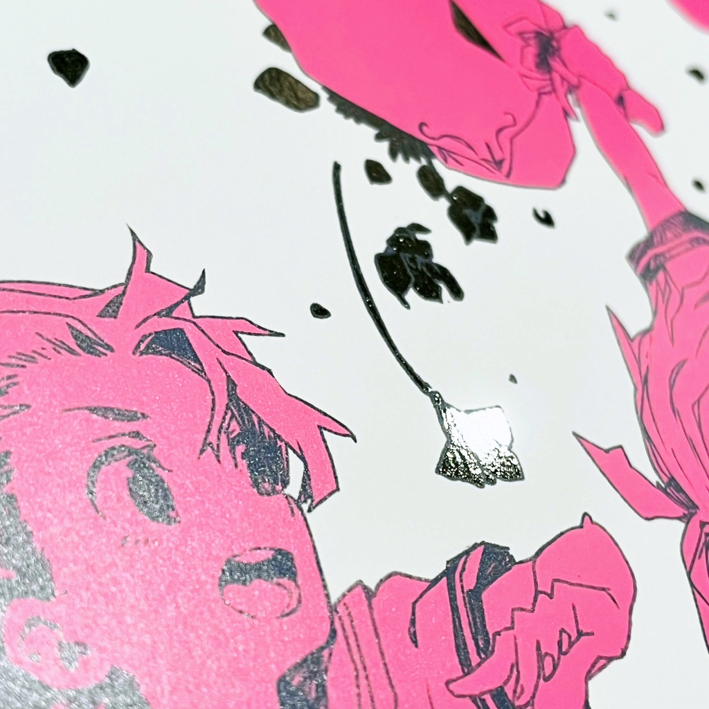 「Flowers」 特殊印刷ポスター