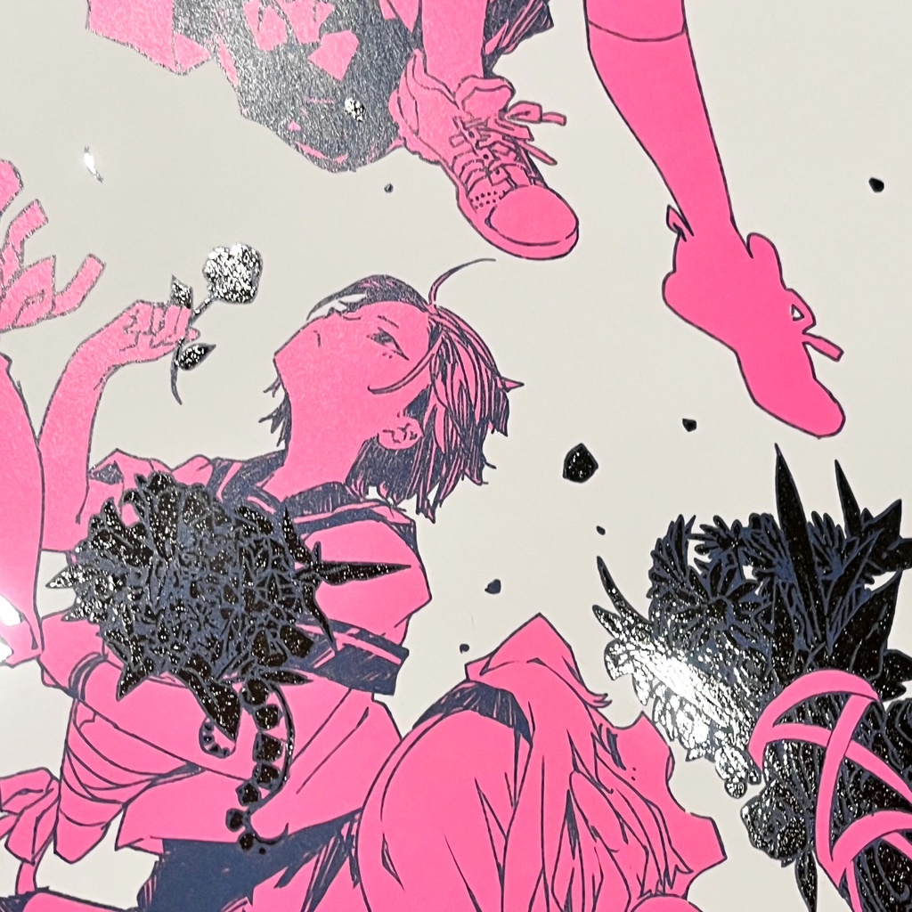 「Flowers」 特殊印刷ポスター