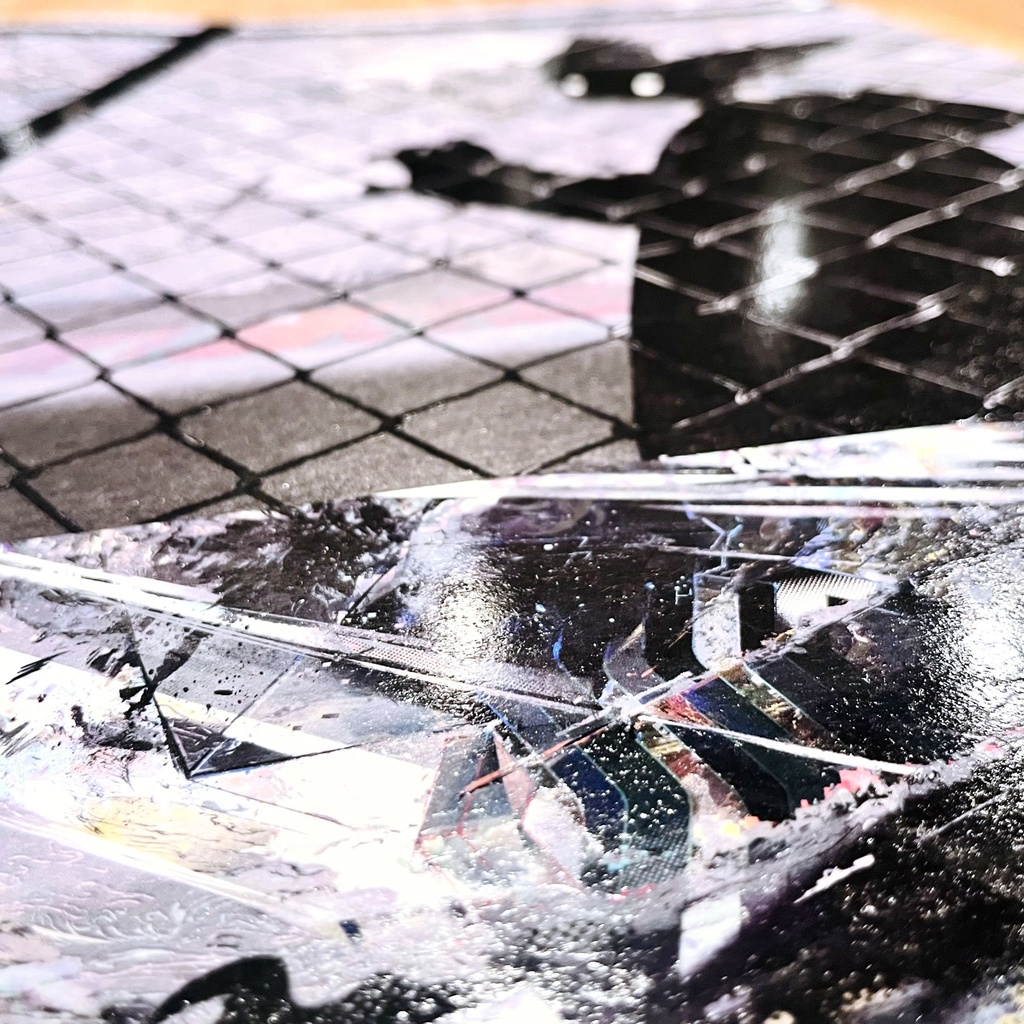 「顔素」 特殊印刷ポスター