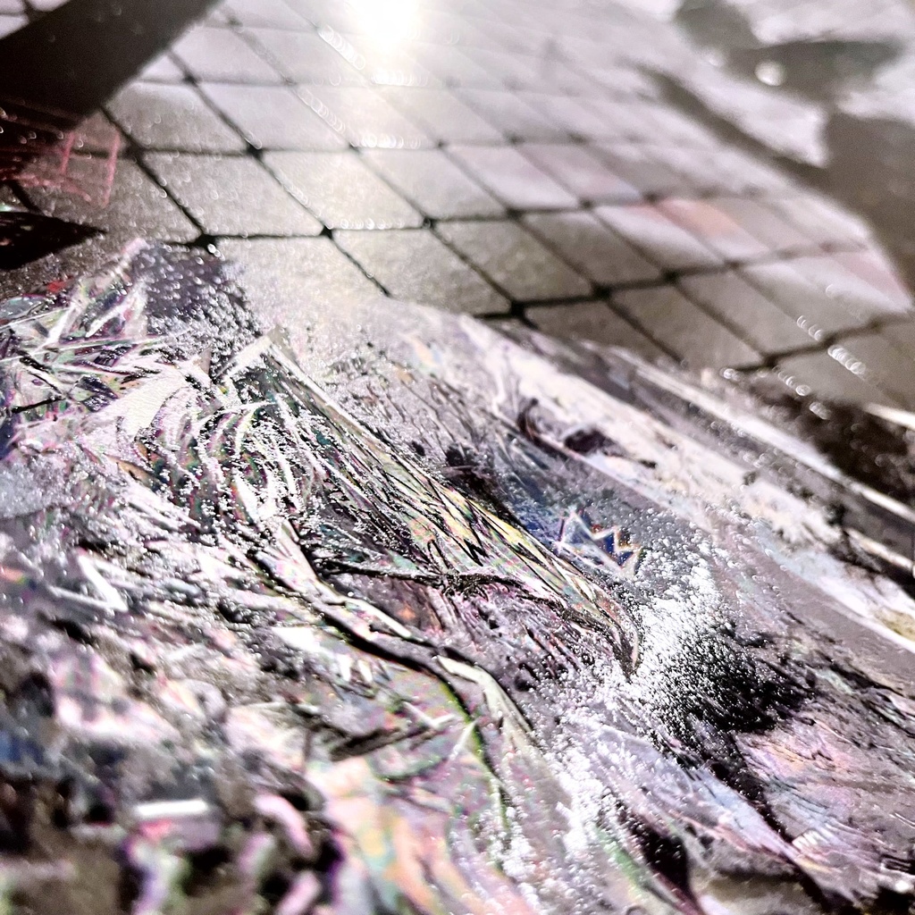 「顔素」 特殊印刷ポスター