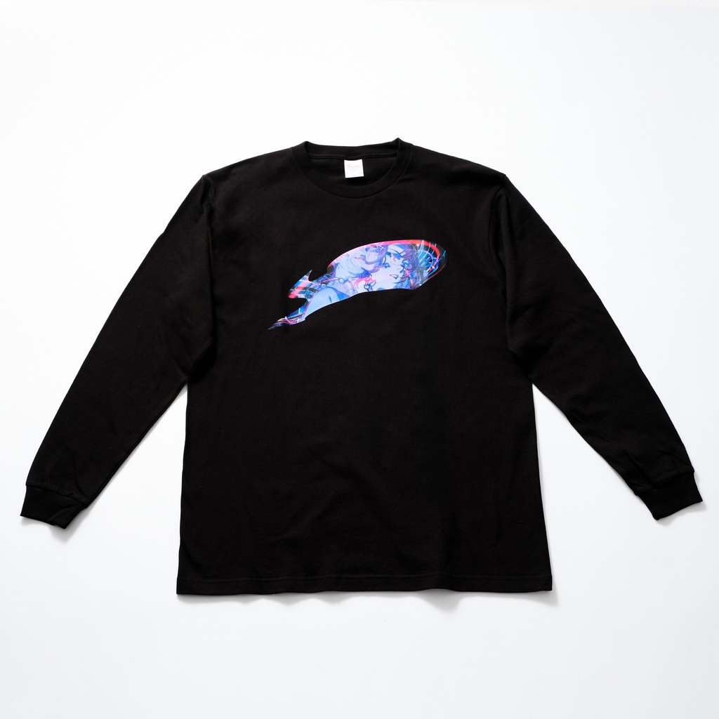 LONG-SLEEVED T-SHIRT  AFTER GLOW - future(BLK)