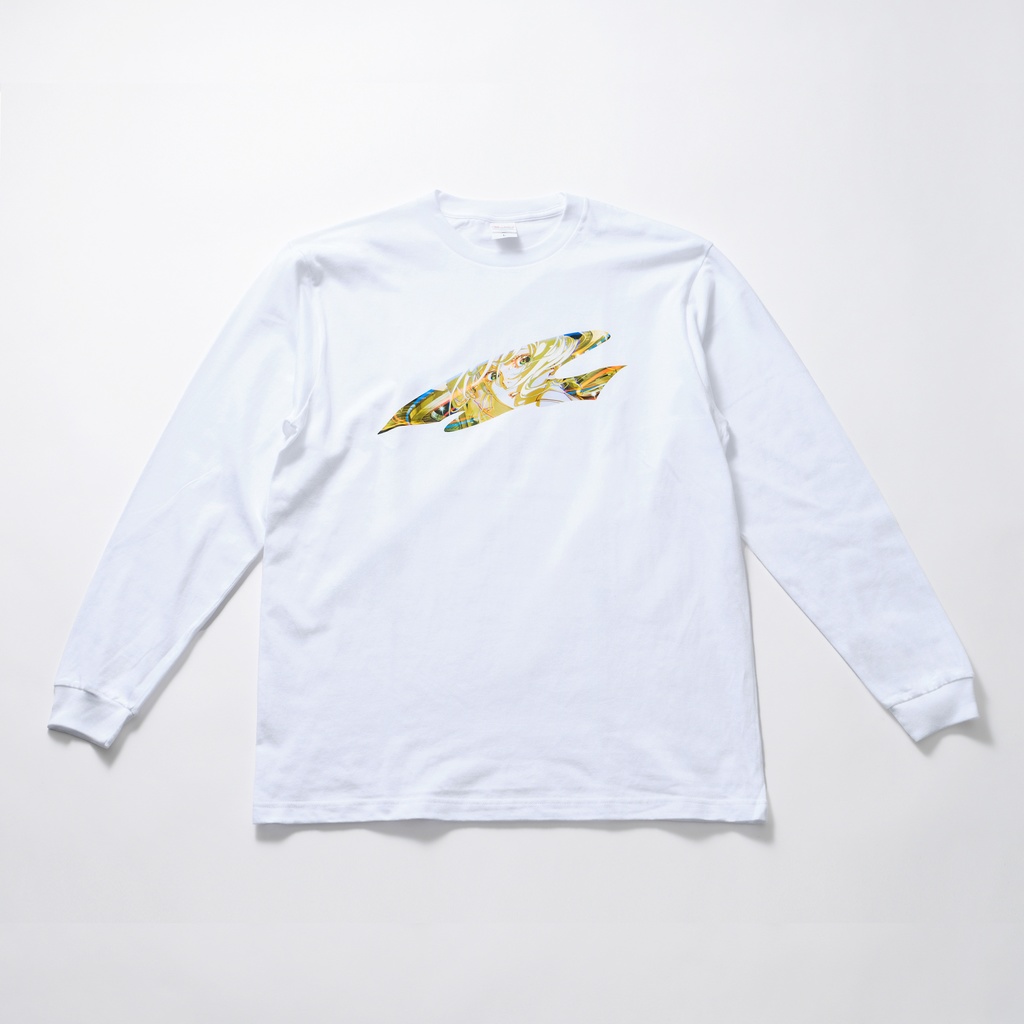 LONG-SLEEVED T-SHIRT  AFTER GLOW - past (WHT)
