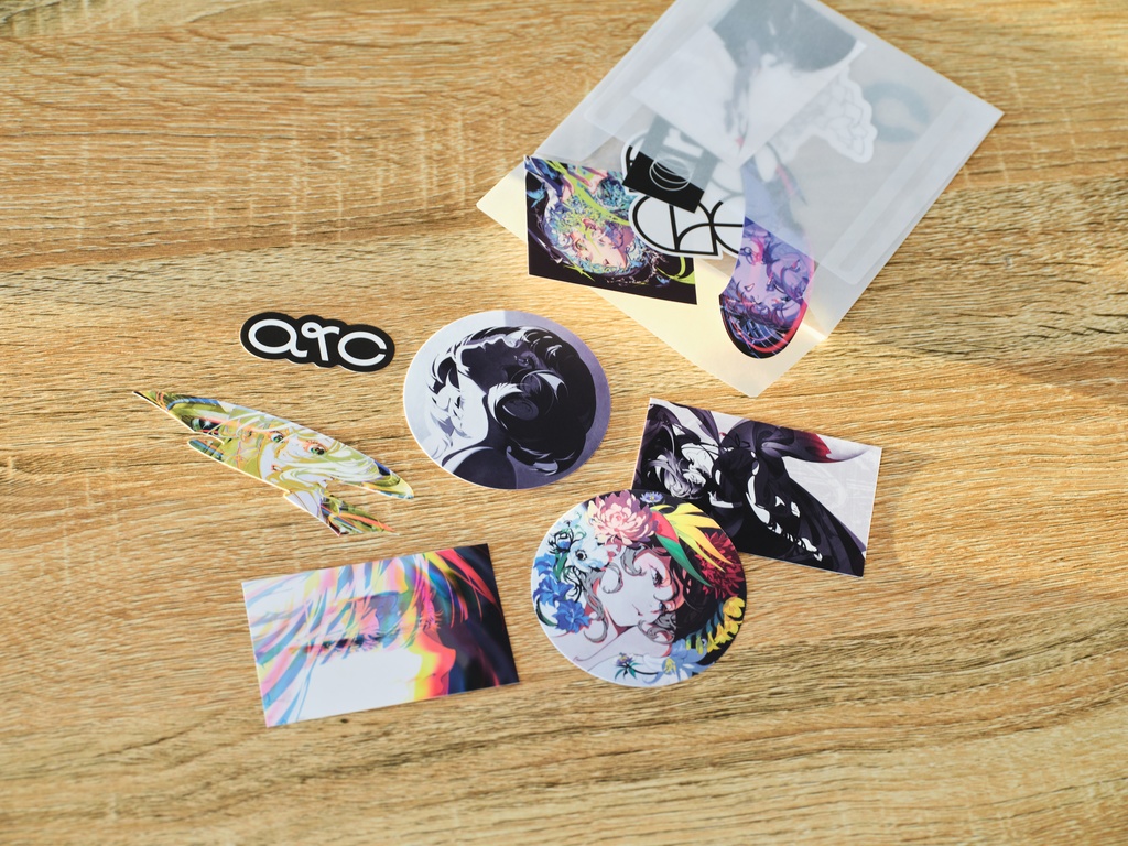 arc DIE-CUT STICKER SET