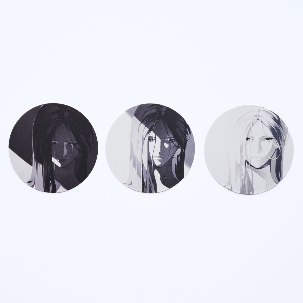 POSTCARD SET TIMEPIECE tears