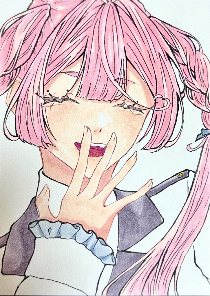 イラスト原画《ポストカードサイズ》