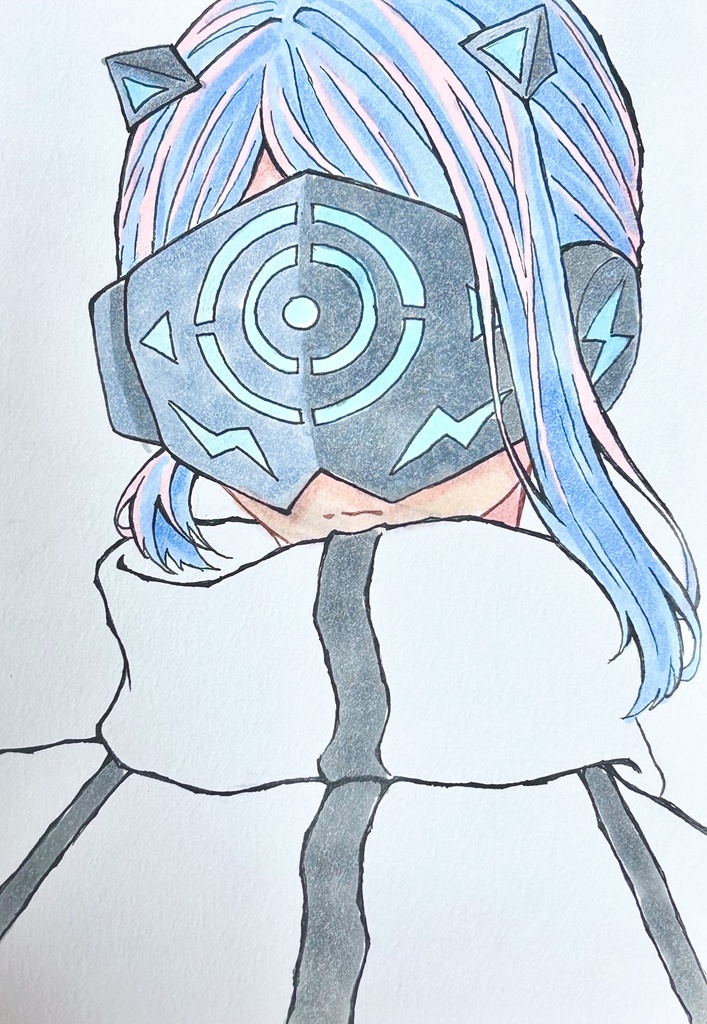 イラスト原画《ポストカードサイズ》