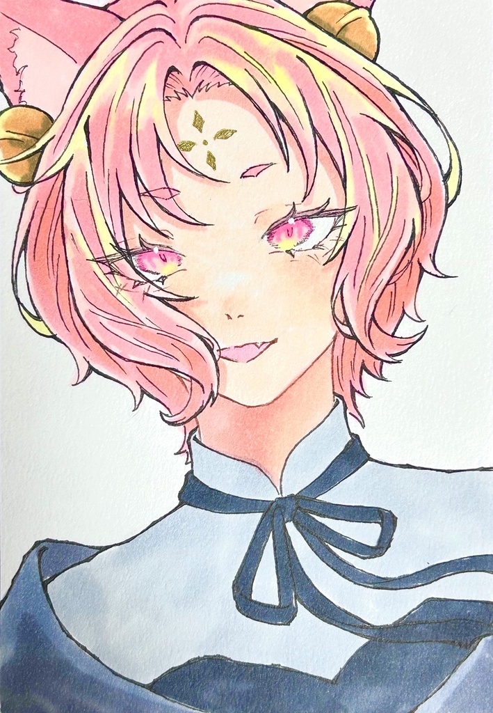 イラスト原画《ポストカードサイズ》