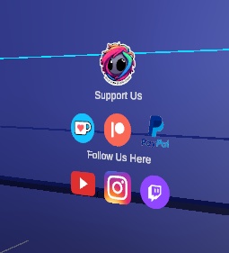 [VRCHAT] Social Media Buttons