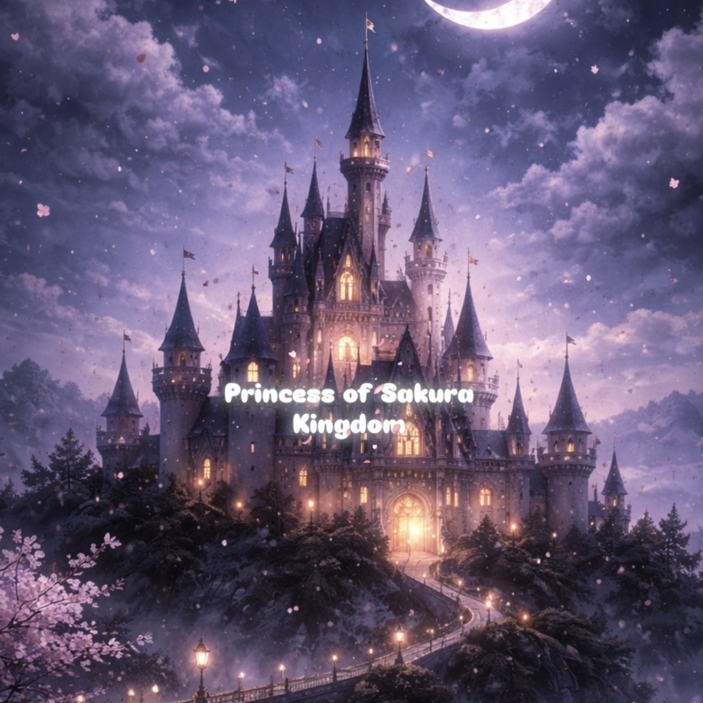 🌸 夜桜のプリンセス｜作業用・リラックスBGM（約12分）