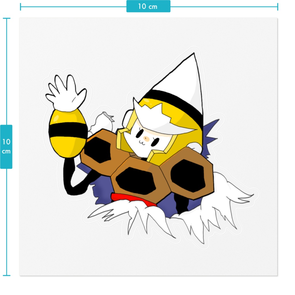 ぶち破りホーネットステッカー