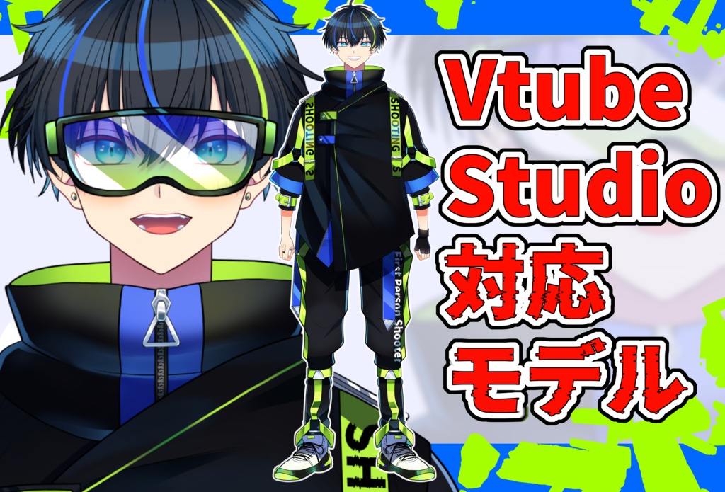 【汎用モデル】VTuber用 男性モデル no.02【VTS】