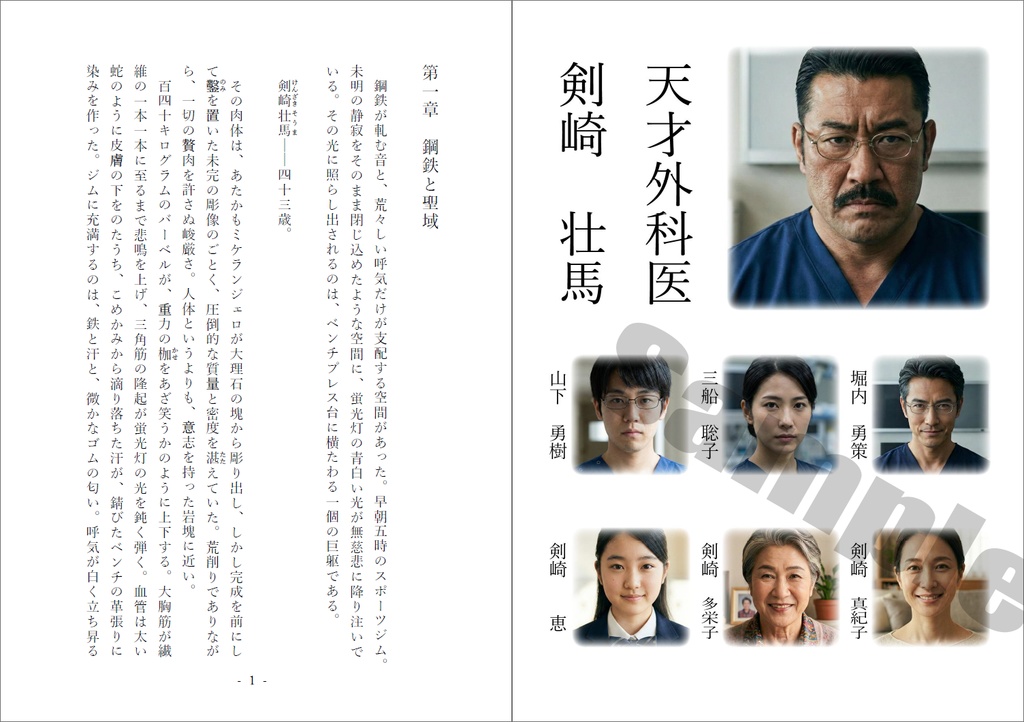 【無料版あり】剣崎壮馬の物語~響華~【完結済PDF】