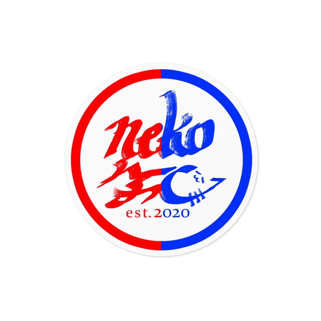 NEKOFC est2020 LOGO STICKER
