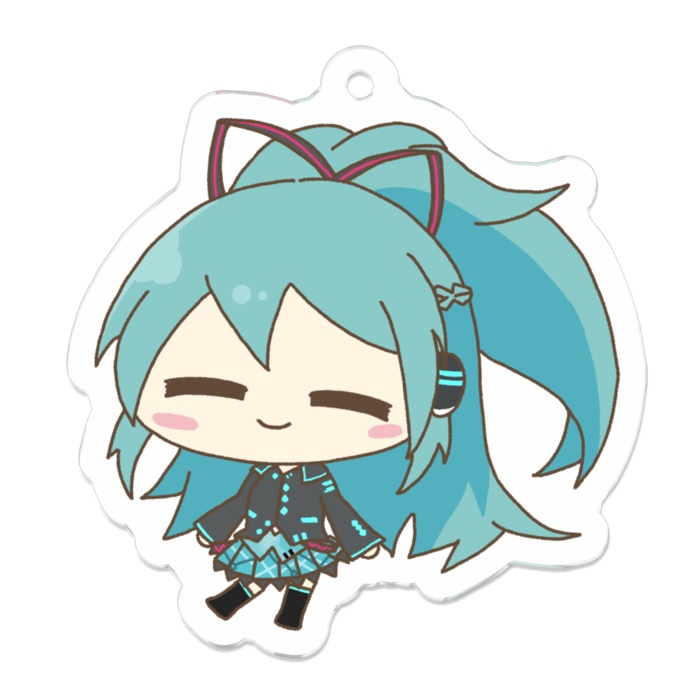 【1期頒布】【終了】初音ミクif アクリルキーホルダー とてもにっこり