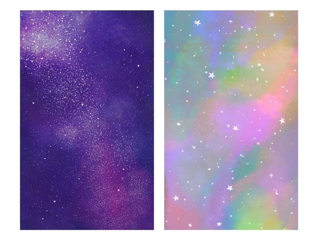 procreate 星の粒子ブラシ