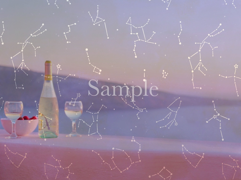 procreate用季節の星座パターンブラシセット