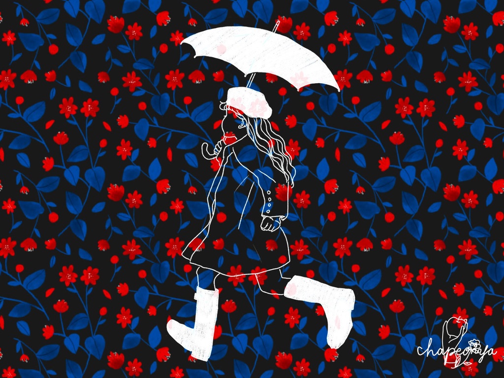 シームレスパターン12種セット #001 花柄