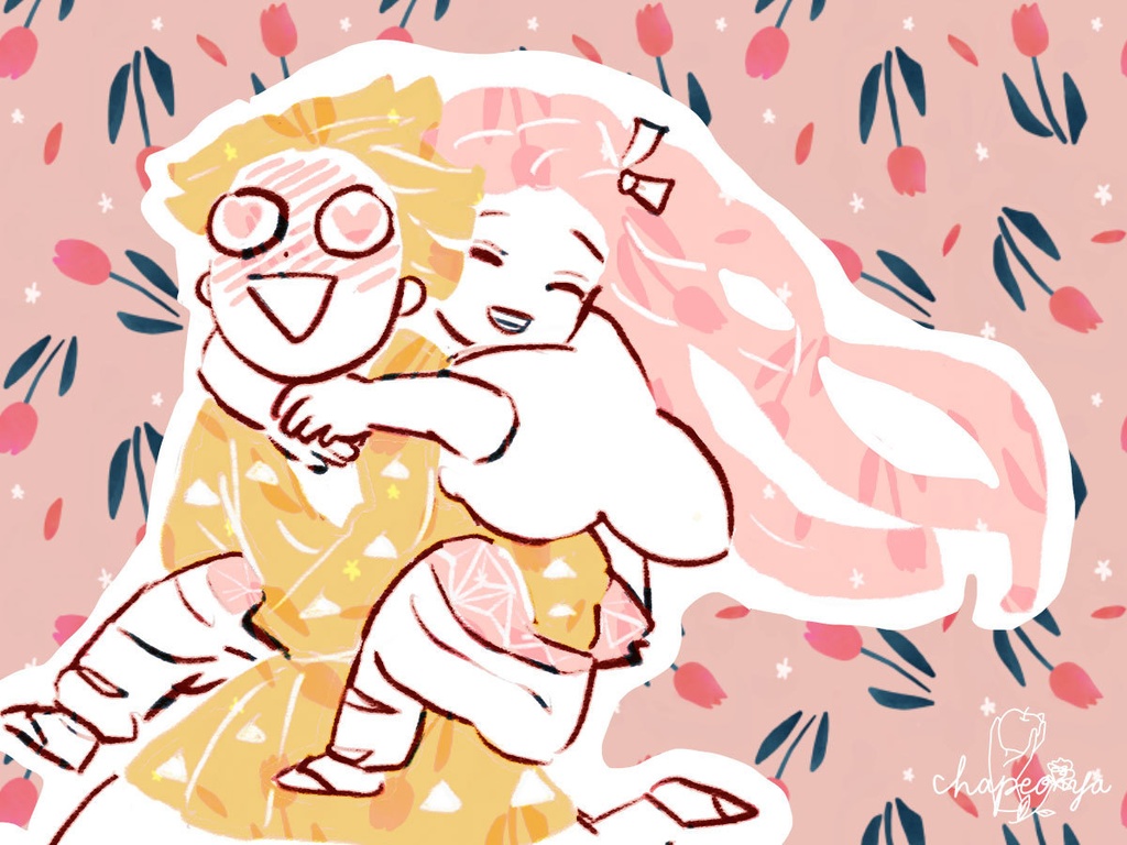 シームレスパターン12種セット #001 花柄