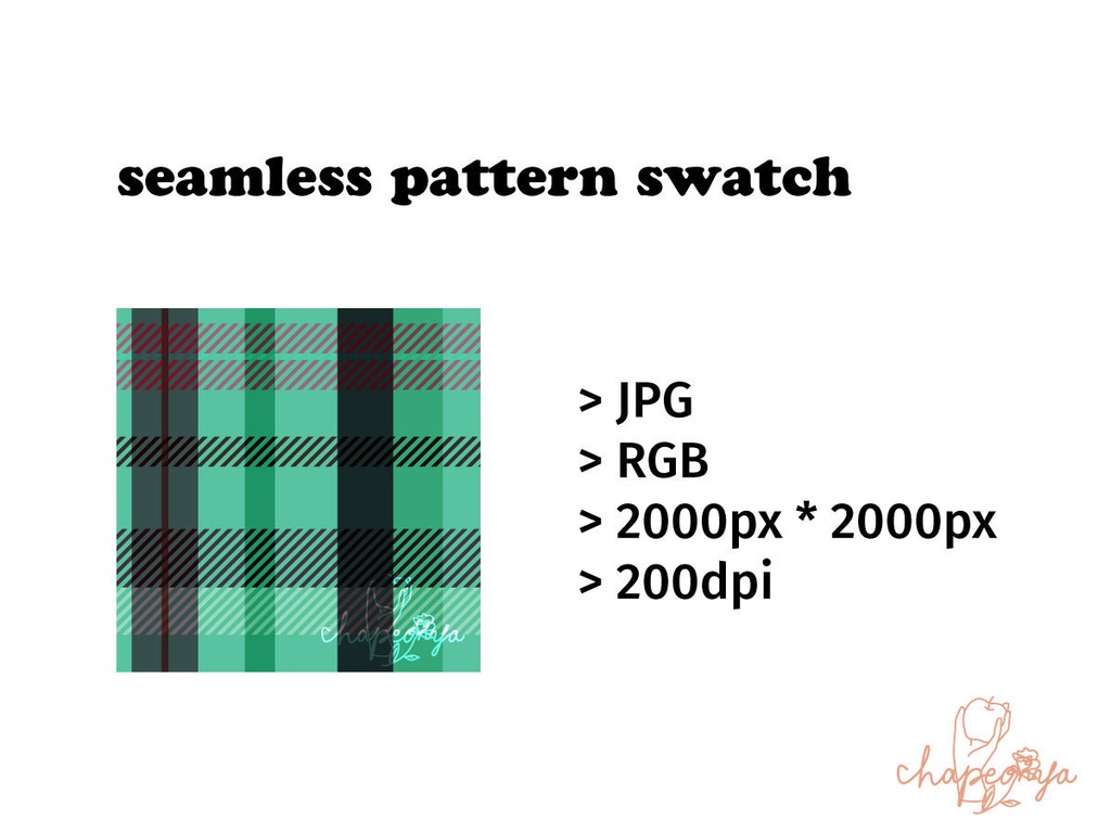 シームレスパターン12種セット #001 花柄