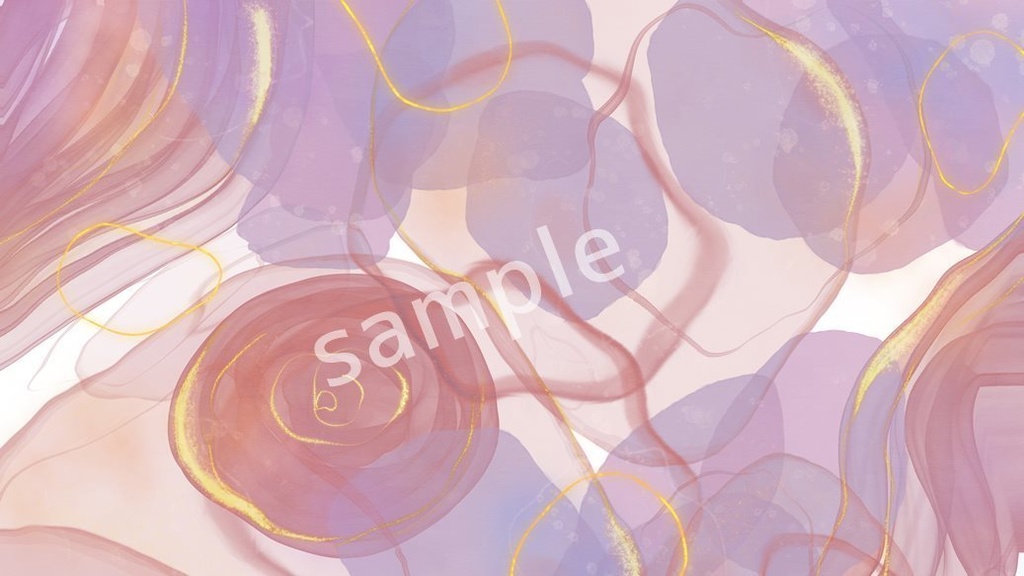 procreate用アルコールインクブラシ16 水彩ブラシ