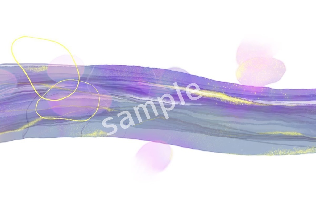 procreate用アルコールインクブラシ16 水彩ブラシ