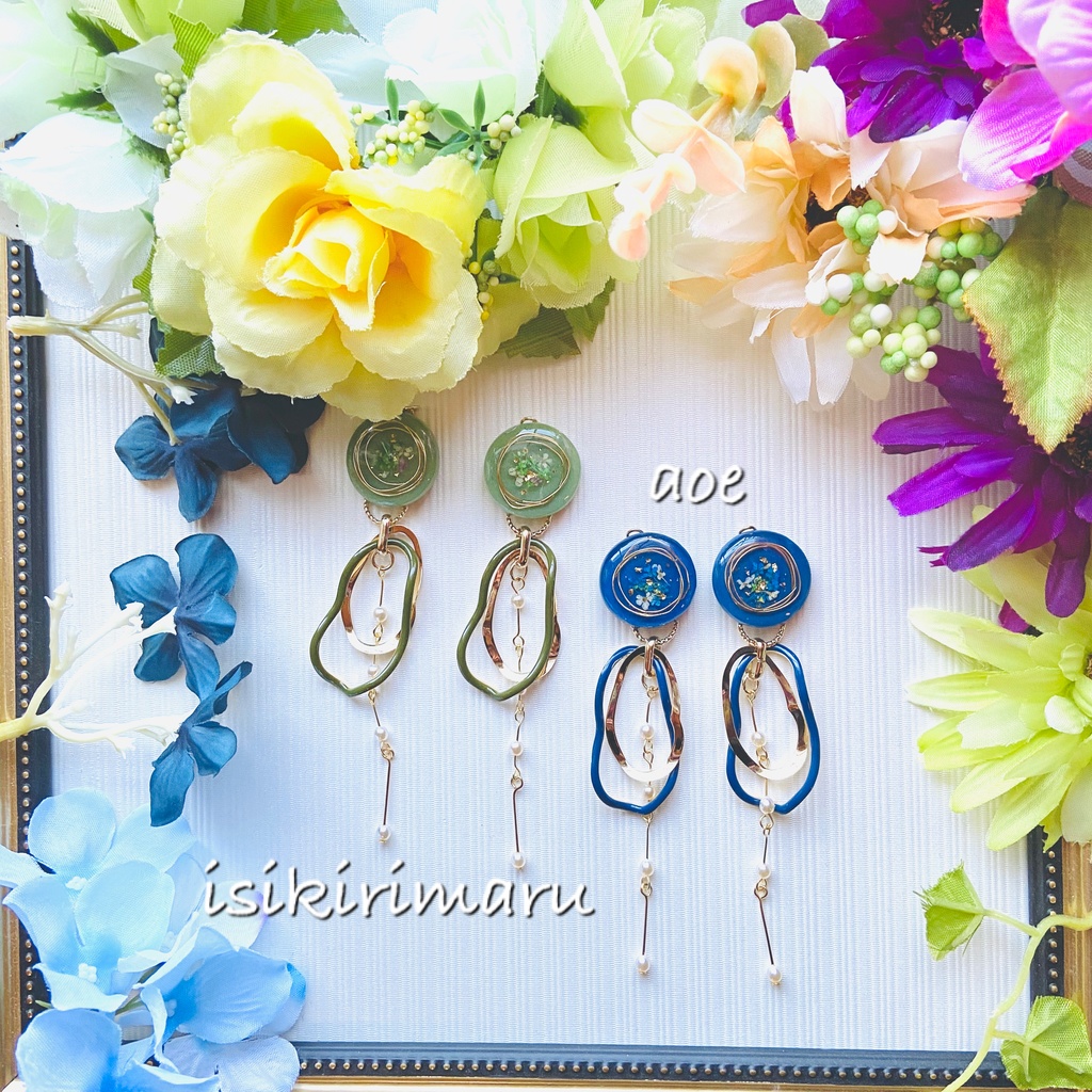 くすみシリーズイヤアクセサリー