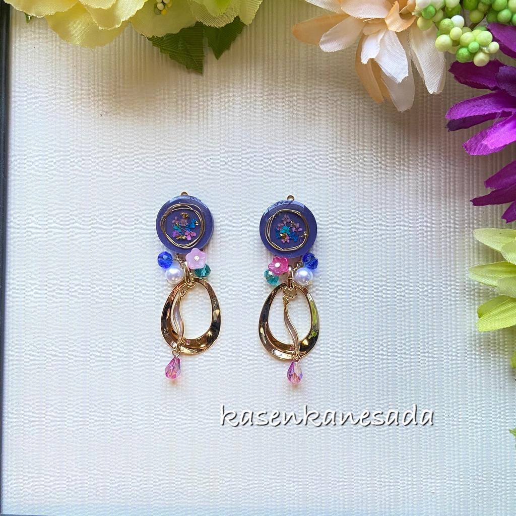 くすみシリーズイヤアクセサリー