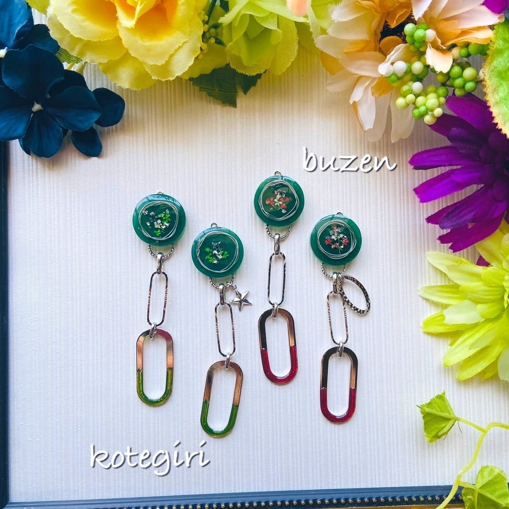 くすみシリーズイヤアクセサリー