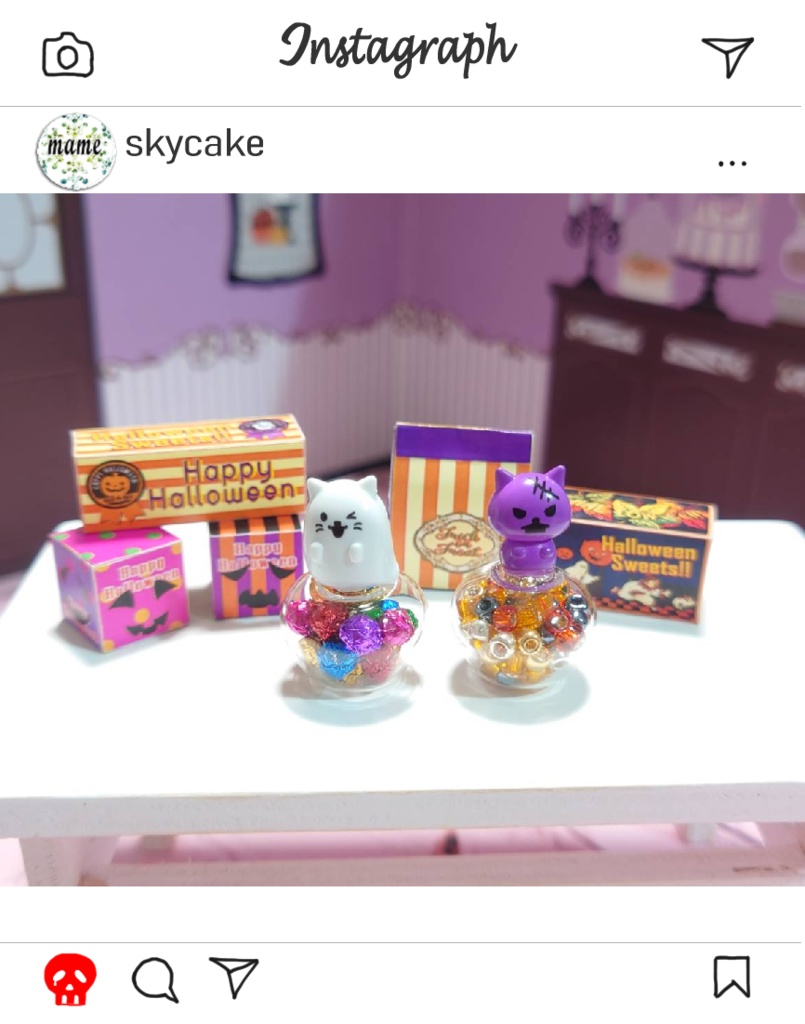ハロウィンポットとお菓子セット♪